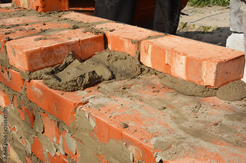 House Wall Bricklaying, Brickwork Photo