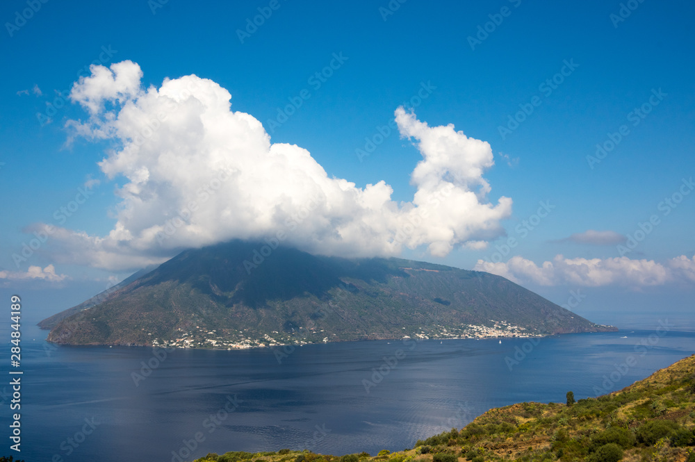 stromboli volcano ,eolie island, Sicily, Italy, Europe