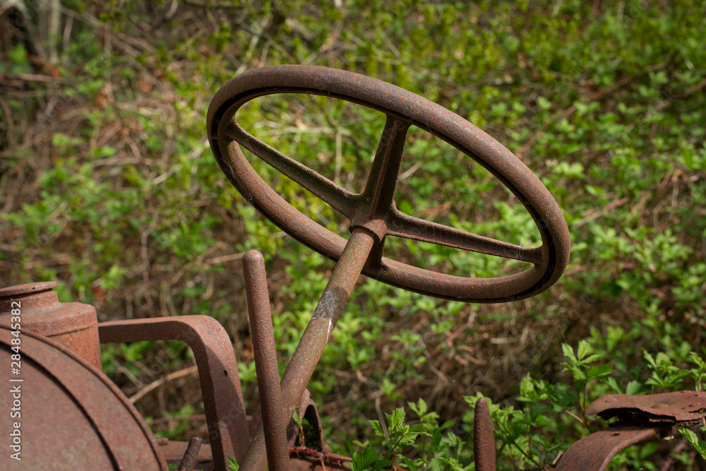 Scrap Yard.Netherlands. Rusty machines Agricultural Scrap Yard.Netherlands. Rusty machines Agricultural