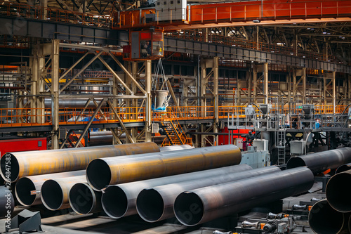 New manufactured steel pipes © Mulderphoto