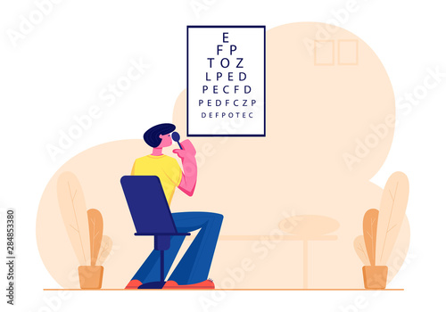 Eyesight Check Up Procedure in Clinic