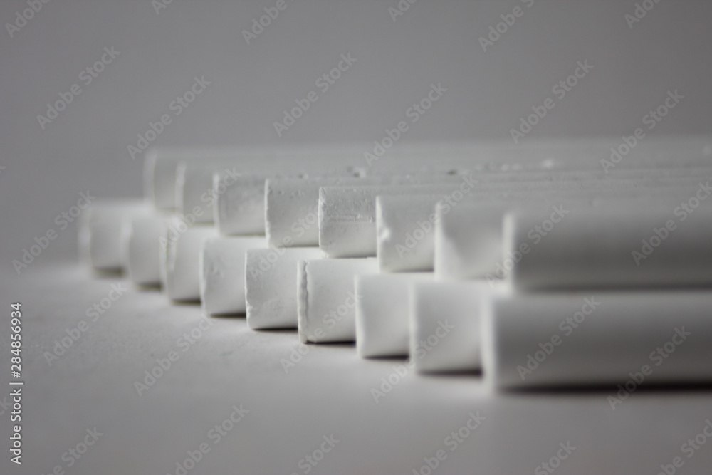Fototapeta premium Pattern of White Chalks