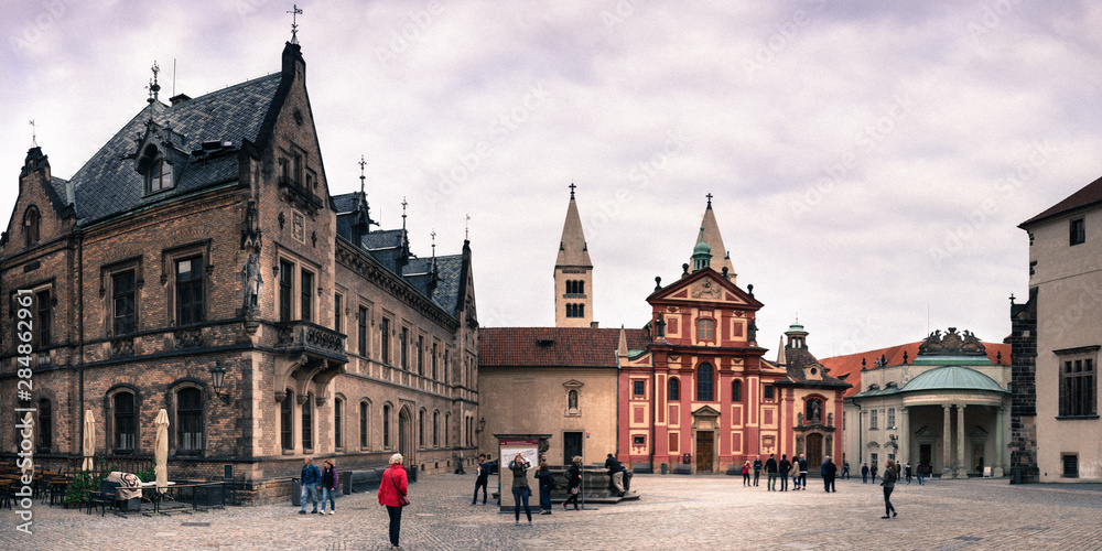 Naklejka premium Square in Prague
