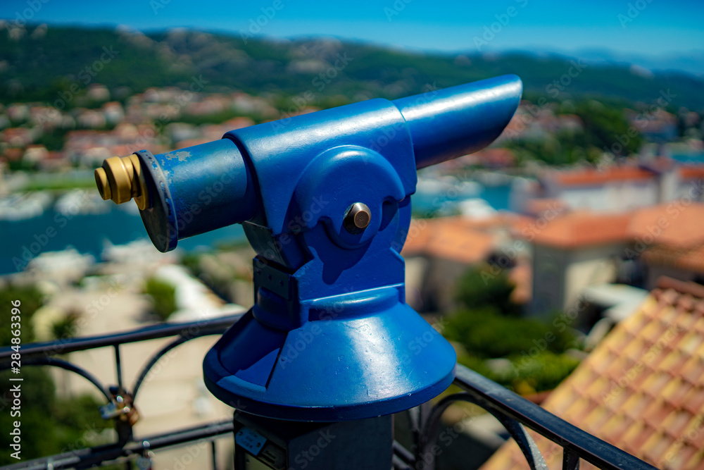 view of binoculars
