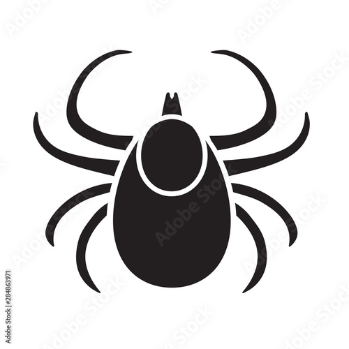 tick lyme insect icon- vector illustration