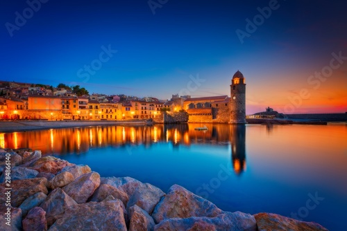 Lever de soleil sur Collioure