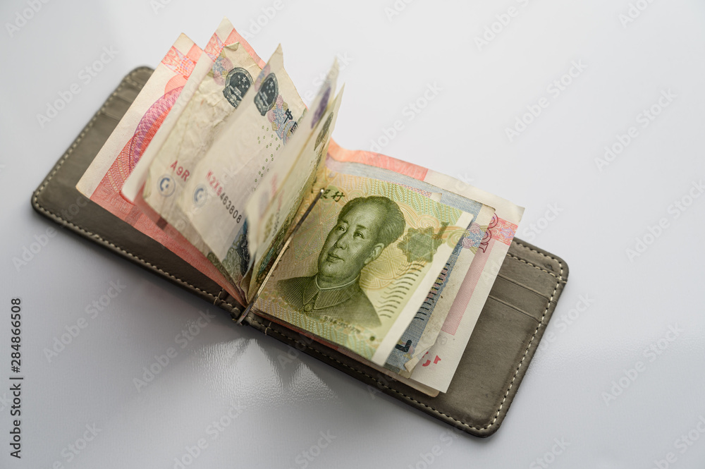 Chines money on the light background. Chines money on the light background.
