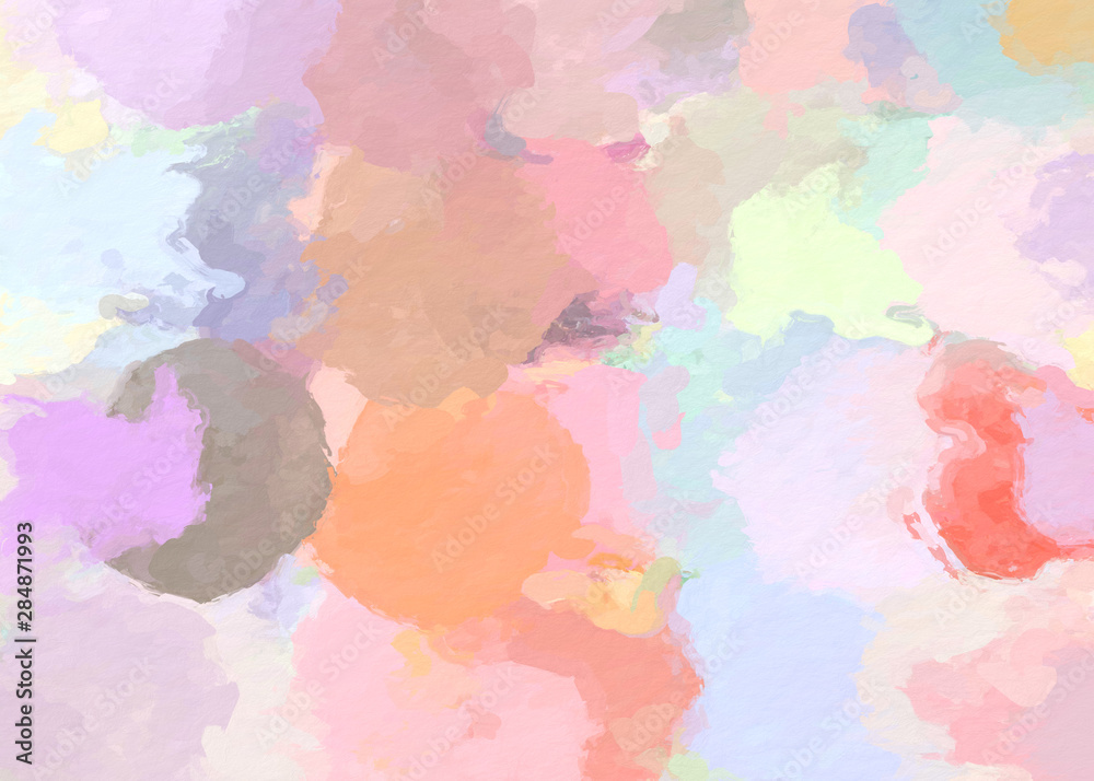 paint like illustration in watercolor style in dreamy pastel tone color