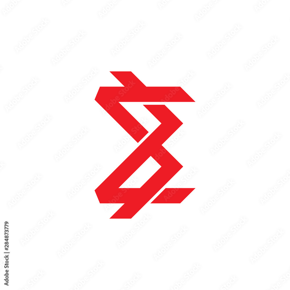 abstarct sigma geometric line logo vector abstarct sigma geometric line logo vector