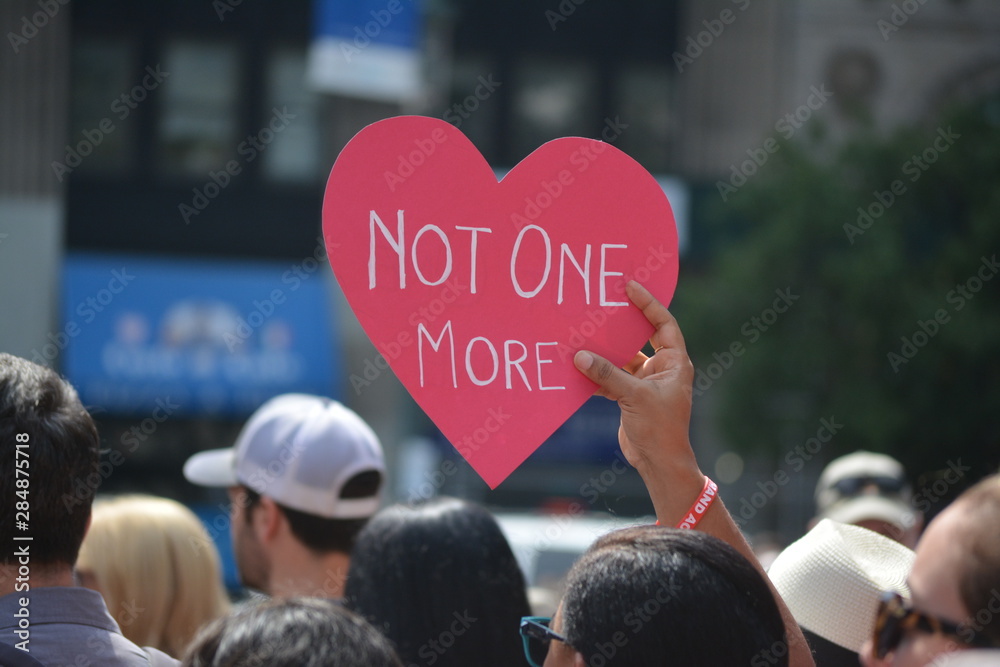 Moms Demand Action recess rally for gun control.