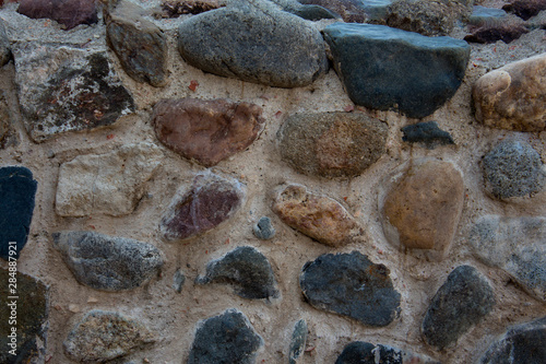 Wall stones texture background.