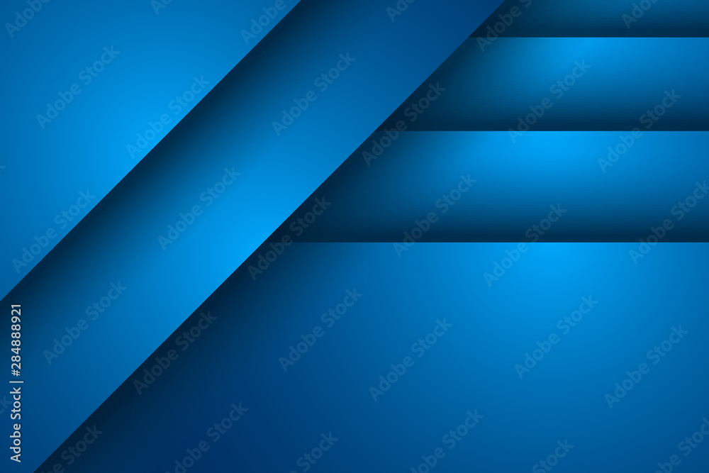 Abstract blue background, triangle overlay