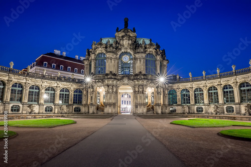 Zwinger Palace, museum complex and most visited monument in Dresden, Germany