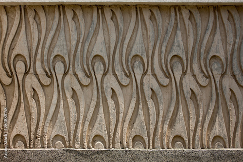 Strange vintage outdoor texture with beautiful ornaments.