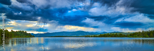 Storm clouds along Hebgen Lake. © Patrick Jennings