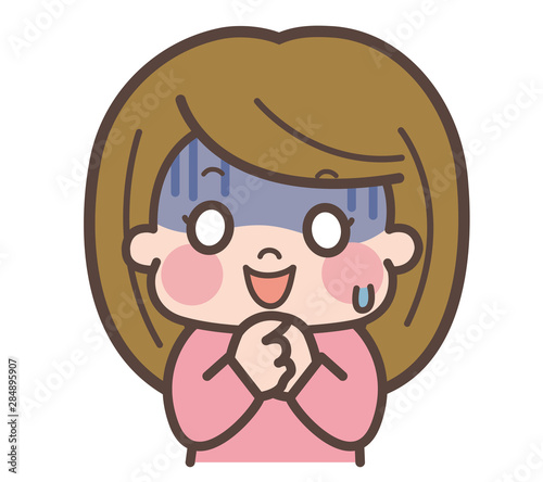 女性　恐怖　怖がる