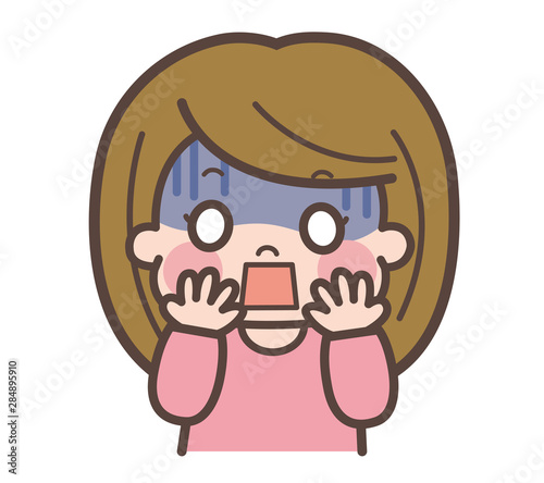 女性　ショック