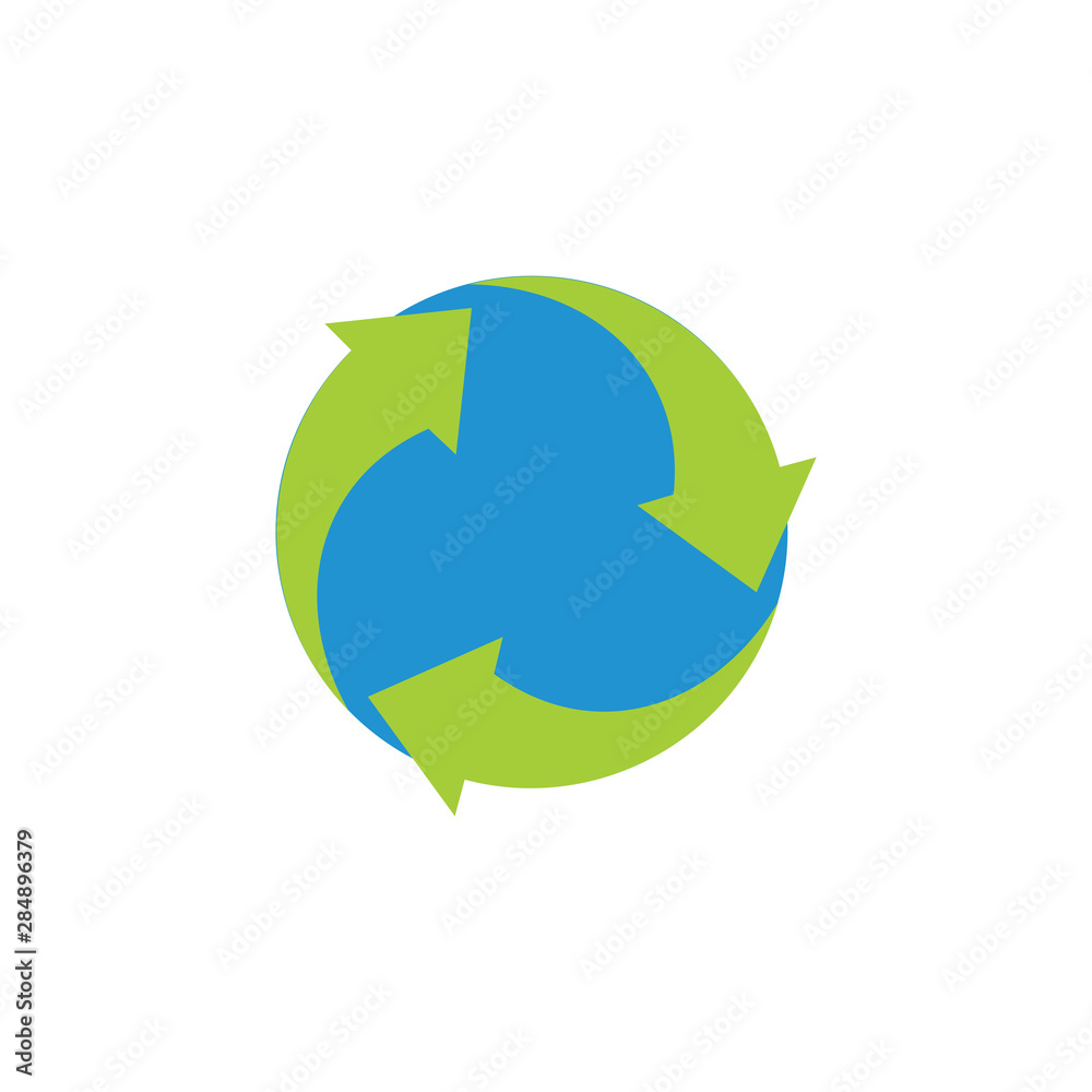 circle rotation negative space global logo vector circle rotation negative space global logo vector