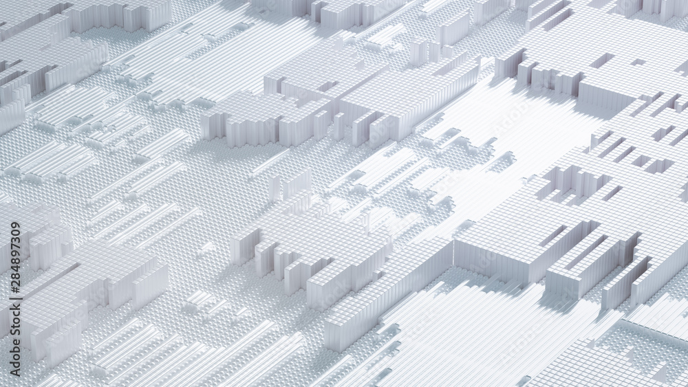 Obraz premium Abstract technology background. 3d illustration, 3d rendering.