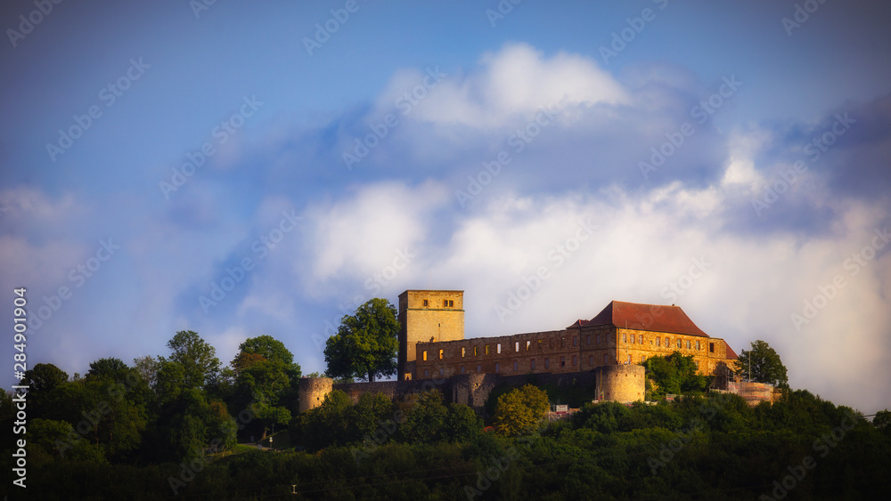 Giechburg Castle Ruin in Franconian Bavaria, Germany