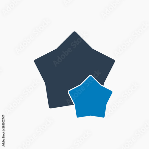 Star, favourite Icon. Flat style vector EPS.