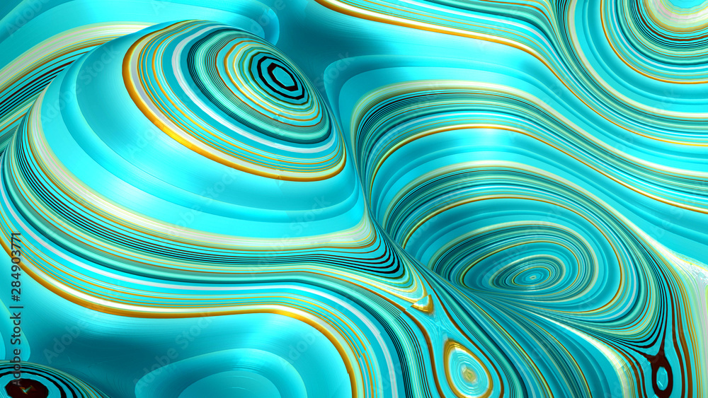 Fototapeta premium Bright, juicy abstraction background. 3d illustration, 3d rendering.