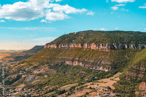 Landscape sun kiss, Millau, France