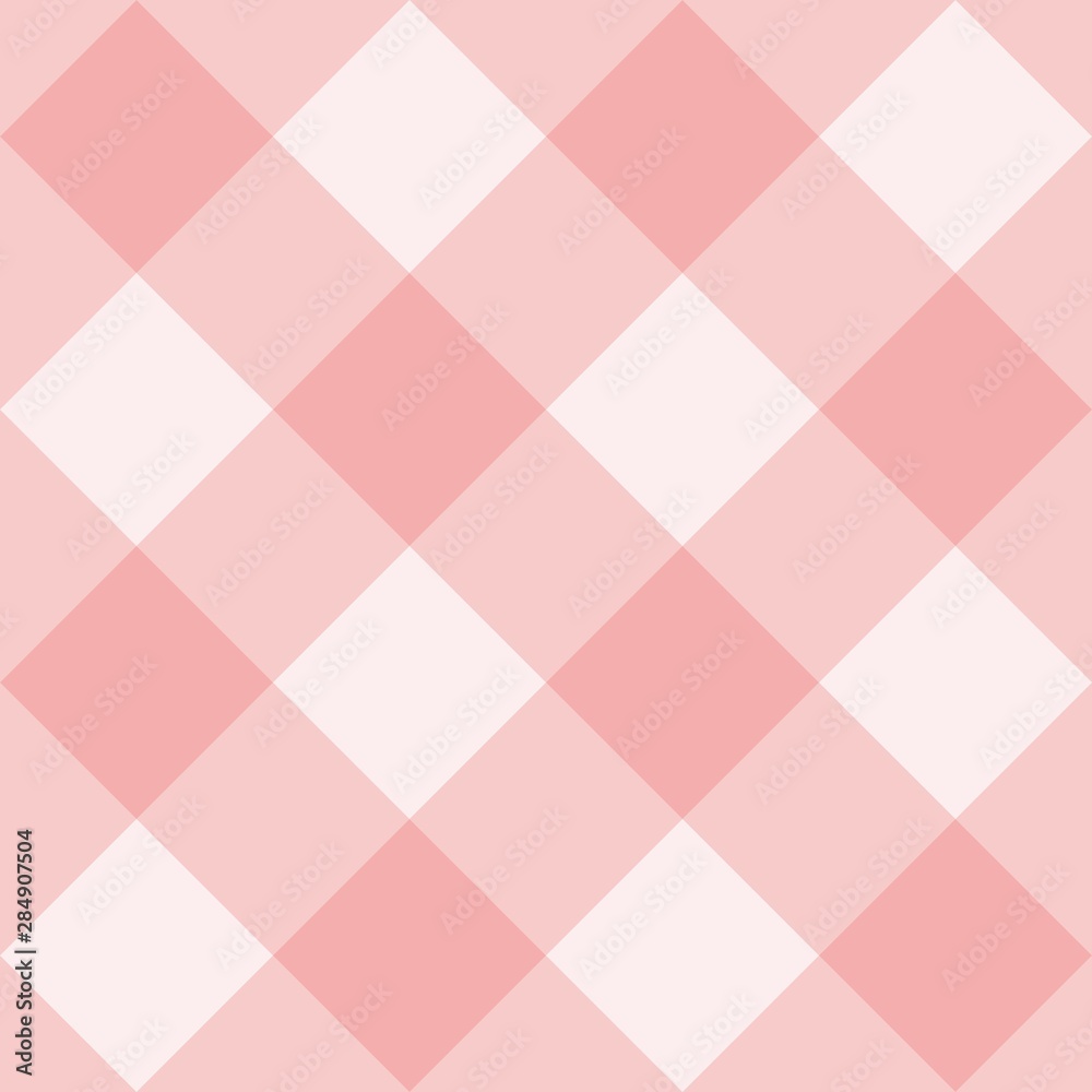 Seamless pink and white vector background - checkered pattern or grid  texture for web design, desktop wallpaper or culinary blog website Stock  Vector | Adobe Stock