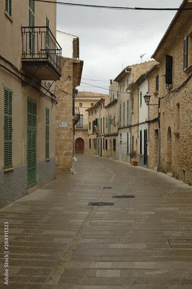 Die Altstadt von Alcúdia, Mallorca, Balearen, Spanien