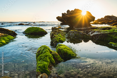 Tide Pool Sunset, Eldwayen Ocean Park, Pismo Beach, California