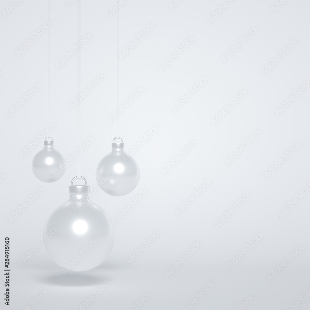 Holiday, christmas, gift, christmas tree background. 3d illustration, 3d rendering.
