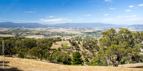 Cuadro en lienzo View over Yarra Glen