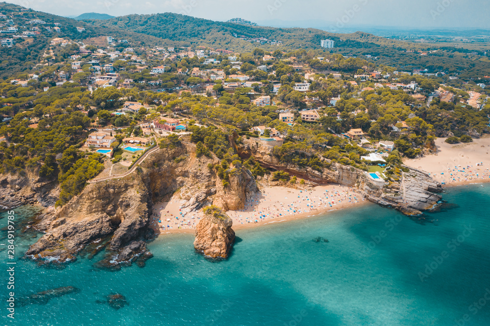 Obraz premium view of costa brava spain