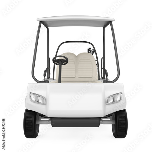 Golf Cart Isolated