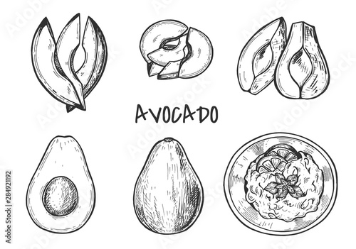 Tropical summer avocado fruit set