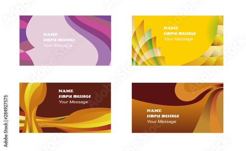 Design a set of business cards