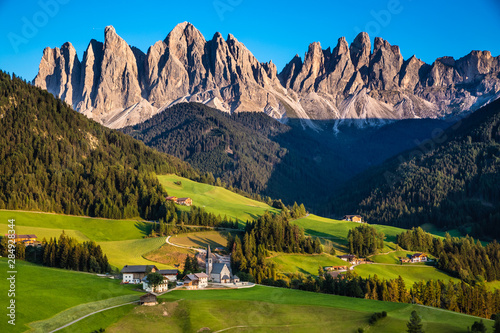 Santa Maddalena And Dolomites- Val Di Funes, Italy © zm_photo