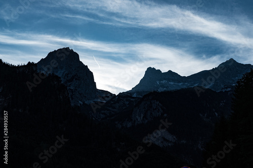 beautiful mountain landscape of totes gebirge mountains around hinterstoder