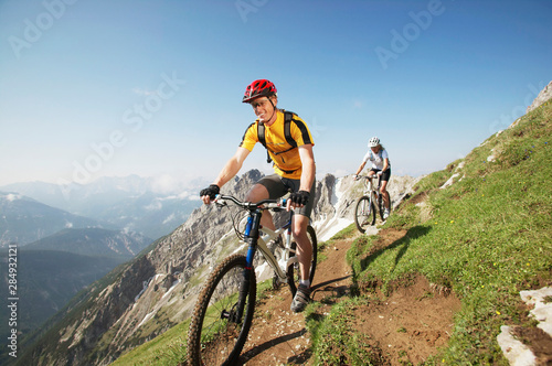 Mountain biking