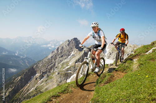 Mountain biking