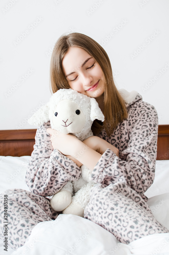 Teen girl with a toy Teen girl with a toy