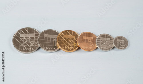 Dutch Guilders all coins, the former dutch official curency untill the Euro