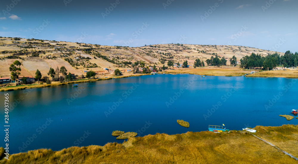 Nawuimpuquio lake near Huancayo city, in Peru.