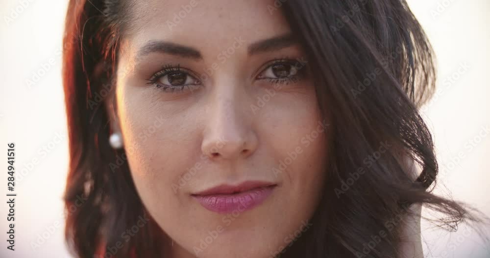 beautiful woman smiling happy portrait while talking during romantic gourmet dinner outdoor at sunset.close shot.Happiness, relax. Friends italian trip in Umbria.4k slow motion beautiful woman smiling happy portrait while talking during romantic gourmet dinner outdoor at sunset.close shot.Happiness, relax. Friends italian trip in Umbria.4k slow motion