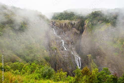 Barron Falls on a Misty Day