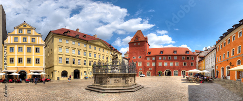 Der Haidplatz in der Altstadt von Regensburg photo