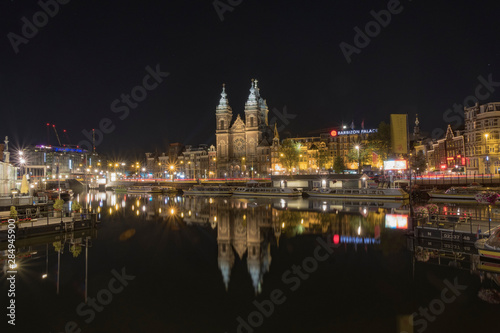 Amsterdam canal near centraal