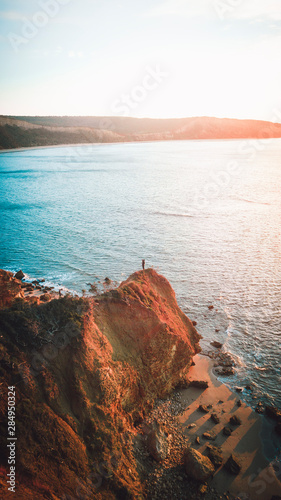 Aerial View of Australian Beaches and Coastline of the Great Ocean Road
