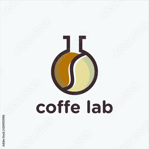 nature lab leaf health premium logo illustration vector icon