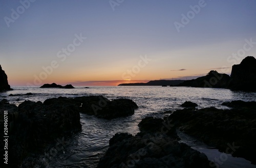 《日本海の夕焼け》青森県深浦町